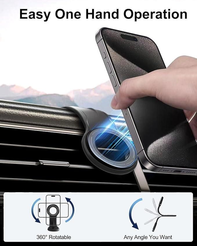 Smart Magnetic Car Mount – Drive Safe & Hands-Free