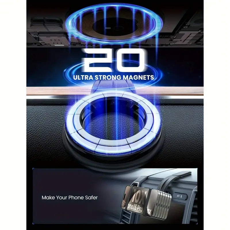 Smart Magnetic Car Mount – Drive Safe & Hands-Free