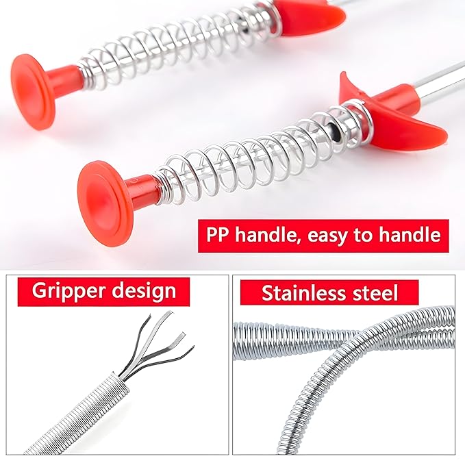 Stainless Steel Hair Catching Drain Cleaner Wire