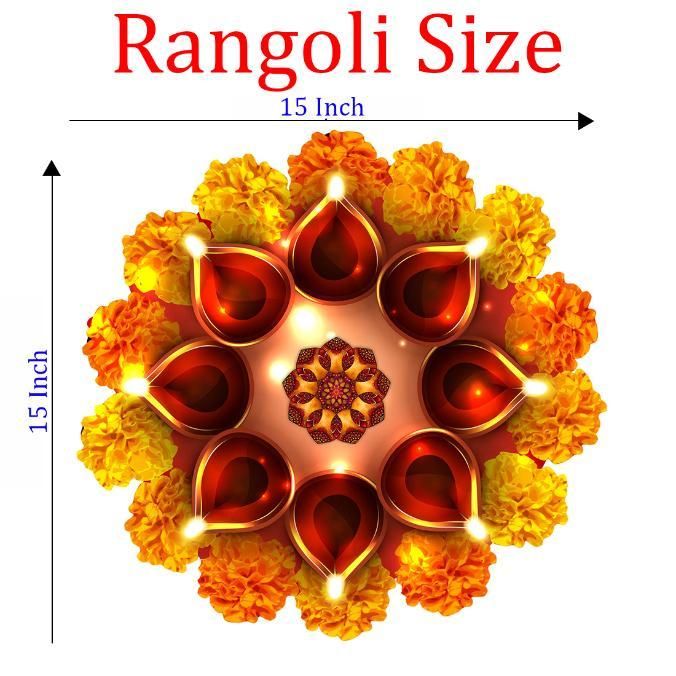Diwali Rangoli Stickers Genda